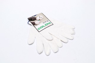 Перчатки без ПВХ бело снежный-70/30 10 класс размер 10 (DOLONI). 876
