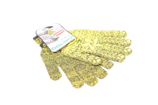 Рукавички "Нова Зірка" з ПВХ-малюнком жовтий/чорний40/60 7 клас розмір 10 (DOLONI)