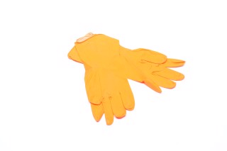 Перчатки универсальные хозяйственные, латексные размер M (DOLONI)