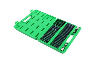 Набір біт TORX, HEX, SPLINE, RIBE, SQ 60од. TOPTUL GCAI6003(TOPTUL)