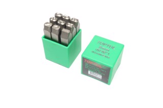 Набір клеймів цифрових ударних 9од. 8мм TOPTUL NGAW0908 (TOPTUL)