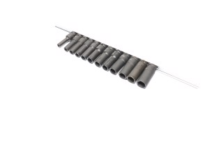 Набор ударных длинных головок 1/2" 12 ед. 8,10,1219,21,22мм  (на планке) TOPTUL (TOPTUL)