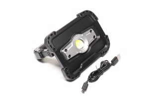 Прожектор акумуляторний світлодіодний 10W з POWERBANK 5000 mAh (вихід USB 5V), IP65(СТАНДАРТ)