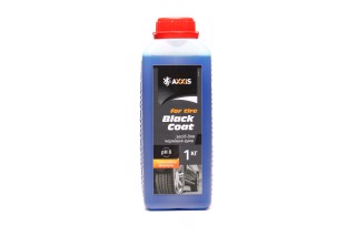Чернитель (очиститель) резины Black Coat for Tire (канистра 1л) <AXXIS>. ax-736-1