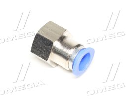 З'єднання цангове PU/PR (пряме, шланг - внутр. різьблення) 12ммX1/2" (AIRKRAFT)