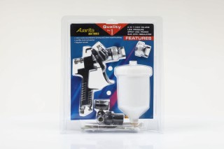 Набор покрасочный пневматический H-827  диаметр форсунок-1,4 и 1,7 мм(AUARITA)