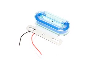 Ліхтар габаритний (синій) LED 24V з підсвічуванням борту (TEMPEST)