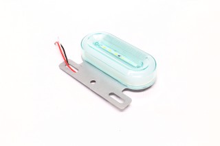 Ліхтар габаритний (білий) LED 24V з підсвічуванням борту (TEMPEST)