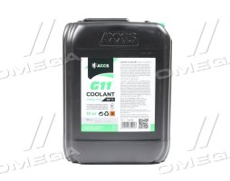 Антифриз GREEN G11 Сoolant Ready-Mix -36°C<AXXIS>  (зеленый) (Канистра 10). AX-P999-G11Gr RDM10