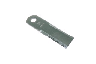 Нож измельчителя подвижный Case/NH (CX8080/CR9080) 173х50х5 (d=20,5) (зубчатий) (M-Agro)