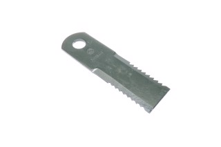 Нож измельчителя подвижный NH/Case (HF44443,Z103205) 175x50x4,5 (d=20,1) (зубчатый) (M-Agro). 84068444 M Agro