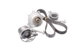 Комплект ременя ГРМ з водяним насосом (Вир-во INA)