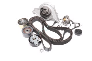 Комплект ременя ГРМ з водяним насосом (Вир-во INA)