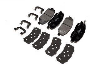 Колодка гальм. диск. HYUNDAI SANTA FE, передн. (вир-во BREMBO)