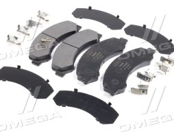 Колодка гальмівна ISUZU NPR75, АTAMAN Е3,Е4,Е5 з пластинами та установчим комплектом LONG LIFE (RIDER)