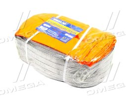 Трос буксировочный 35т. лента 120мм. 5м. петля-петля,4 слоя, серый