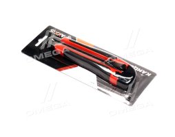 Ніж канцелярський гумові вставки лезо 18мм червоний <AXXIS>