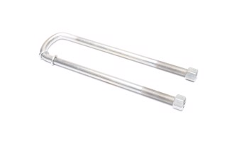 Стремянка рессоры задней Богдан М18х1,5 L=345 (с гайкой и гровером) (DETALKA)