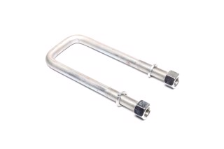 Стремянка рессоры передней КАМАЗ М20х1,5 L=240 (с гайкой и гровером) (DETALKA)