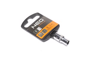 Головка сменная 6-гранная длинная 1/4" 6 мм (NEO)