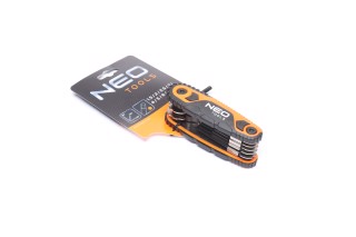 Шестигранні ключі з ручкою 1,5, 2, 2,5, 3, 4, 5, 6, 8 мм (NEO)