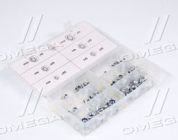 Гайки самоконтрольні, набір 146 шт. (NEO)