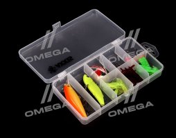 Набір приманок (воблерів) для спінінга (силікон + метал) 38шт <AXXIS>