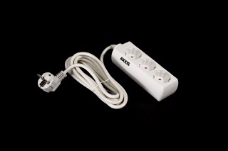 Мережевий фільтр-подовжувач Optima Base 3 3m WHITE провід 3*0,75мм2 <AXXIS>