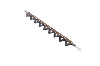 Секция косы средняя жатки JD600,900F/R) сегмент с мелким зубом (AH213835JD) (Agri Parts)