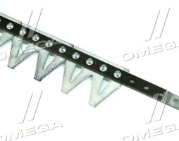 Секция косы средняя жатки JD625R двойной сегмент с мелким зубом (AH219604JD) (Agri Parts)