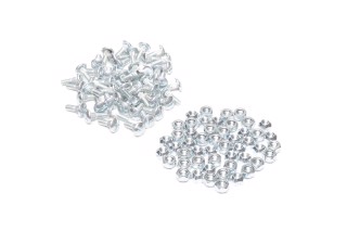 Болт с гайкой крепления сегмента жатки Case под отвертку М5,5x16 (86507777) (50 шт)(Agri Parts)