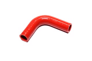 Патрубок радіатора Вантажні Авто СИЛІКОН червоний (кут 90 гр., Dвн/нар=20/28 мм, L=100х100 мм)
