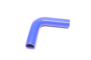 Патрубок радіатора Вантажні Авто Силікон синій (кут 90 гр., Dвн/нар = 45/50мм, L = 200х200мм)
