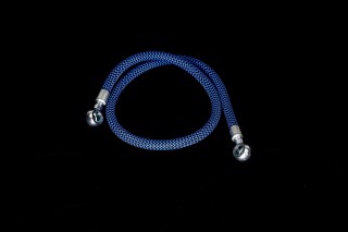 Топливопровод низкого давления ПОЛИМЕРНАЯ оплетка (обратка) (L=1000 мм под болт М14) ПРЕМИУМ