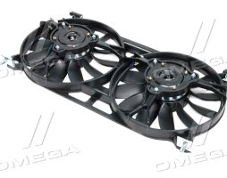 Електровентилятор охолодження радіатора ВАЗ 21214 (подвійний у зборі) 12 лопатей "ВЕНТО" (DECARO)