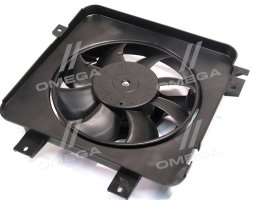 Електровентилятор охолодження радіатора ВАЗ 2110, 2170 у зборі з дифузором (DECARO)