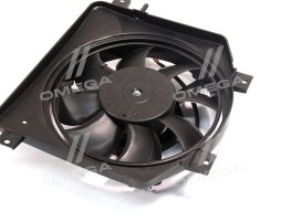 Електровентилятор охолодження радіатора ВАЗ 2108, 2115 у зборі з дифузором (DECARO)