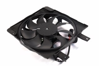 Електровентилятор охолодження радіатора ВАЗ 2170 у зборі з дифузором, з конд. Panasonic (DECARO)