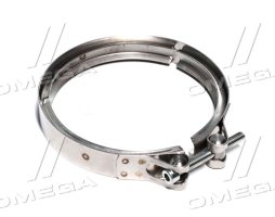 Хомут выхлопной системы Volvo (151мм-127mm) нерж, Euro 5 (про-во Dinex)
