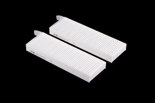 Фильтр салона CITROEN BERLINGO II, PEUGEOT PARTNER II 08- (2шт.) (пр-во ALPHA FILTER)