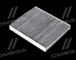 Фільтр салону вугільний SKODA FABIA 99-, ROOMSTER 06-, AUDI A2, VW POLO 02- (вир-во ALPHA FILTER)