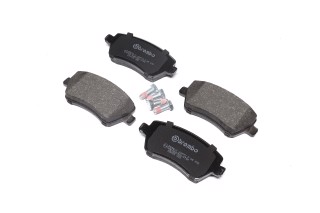 Колодка гальм. диск. NISSAN MICRA (K12), NOTE (E11) передн. (вир-во BREMBO)