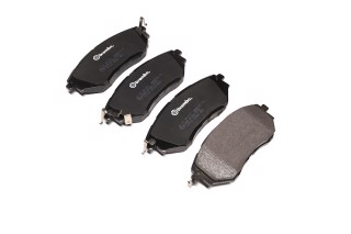 Колодка гальм. диск. SUBARU LEGACY IV передн. (вир-во BREMBO)