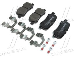 Колодка гальм. диск. LAND ROVER задн. (вир-во BREMBO)