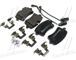 Колодка гальм. диск. AUDI A6 2.0-3.0 2011-,A8 2.0-6.3 09- задн. (вир-во BREMBO)