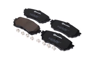 Колодка гальм. диск. MAZDA 6 2.0 2.2D 2.5 2013 - передн. (вир-во BREMBO)