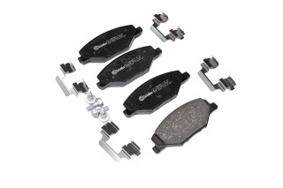 Колодка торм. диск. SKODA FABIA 1.2-1.6 2007-2014, VW POLO 1.6 2010- передн. (пр-во BREMBO)