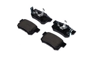 Колодка гальм. диск. HONDA ACCORD, CR-V задн. (вир-во BREMBO)