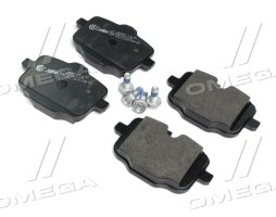 Колодка гальм. диск. BMW 5 (F10,F11) 11-,6 (F12) 640I,650I CABRIO 11- задн. (вир-во BREMBO)