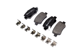 Колодка гальм. диск. TOYOTA AVENSIS/AVENSIS SW 1.6,1.8,2.0,2.0D-4D,2.2D-4D 09- задн. (вир-во BREMBO)